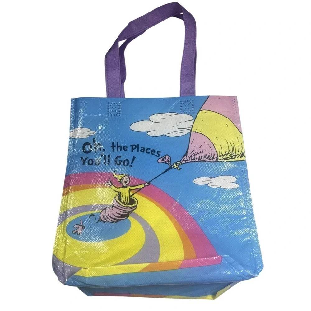 Dr. Seuss Shopper Tote Oh! The Places You'll Go! 2018 Collectible Bag NWOT